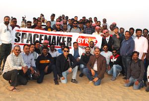 Spacemaker (UAE) Employees Celebrate Achievements with Desert Safari Adventure