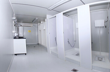 Trailer-Mounted Toilet Block