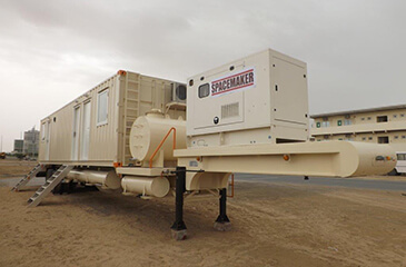 Trailer-Mounted Accommodation (Outside)